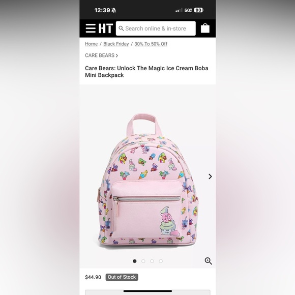 Care Bears Backpack NWT - Picture 3 of 14